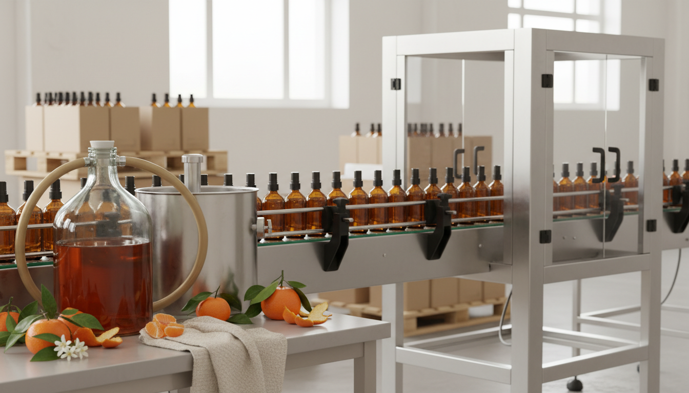 Mandarin Essential Oil for Room & Linen Spray Production